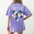 Together Against Bullying Unity Day Teachers Kids Toddler Women's Comfort Colors T-Shirt Back Print Violet