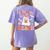 Trick Or Teach Cute Floral Ghost Teacher Halloween Costume Women's Comfort Colors T-Shirt Back Print Violet Trick Or Teach Cute Floral Ghost Teacher Halloween Costume Women's Comfort Colors T-Shirt Back Print Violet