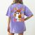 Trick Or Teach Cute Ghost Coffee Pumpkins Halloween Teacher Women's Comfort Colors T-Shirt Back Print Violet Trick Or Teach Cute Ghost Coffee Pumpkins Halloween Teacher Women's Comfort Colors T-Shirt Back Print Violet