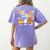 Trick Or Teach Cute Halloween Teacher Women's Comfort Colors T-Shirt Back Print Violet Trick Or Teach Cute Halloween Teacher Women's Comfort Colors T-Shirt Back Print Violet