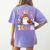 Trick Or Teach Ghost Teacher School Halloween Men Women Women's Comfort Colors T-Shirt Back Print Violet Trick Or Teach Ghost Teacher School Halloween Men Women Women's Comfort Colors T-Shirt Back Print Violet