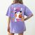 Trick Or Teach Groovy Teacher Ghost Halloween Teacher Women's Comfort Colors T-Shirt Back Print Violet Trick Or Teach Groovy Teacher Ghost Halloween Teacher Women's Comfort Colors T-Shirt Back Print Violet