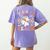 Trick Or Teach Groovy Teacher Halloween Retro Ghost Women's Comfort Colors T-Shirt Back Print Violet Trick Or Teach Groovy Teacher Halloween Retro Ghost Women's Comfort Colors T-Shirt Back Print Violet