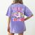Trick Or Teach Halloween Teacher Floral Ghost Groovy Women's Comfort Colors T-Shirt Back Print Violet Trick Or Teach Halloween Teacher Floral Ghost Groovy Women's Comfort Colors T-Shirt Back Print Violet