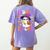 Trick Or Teach Spooky Teacher Ghost Halloween Teacher Women's Comfort Colors T-Shirt Back Print Violet Trick Or Teach Spooky Teacher Ghost Halloween Teacher Women's Comfort Colors T-Shirt Back Print Violet