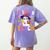 Trick Or Teach Teacher Ghost Teaching Fun Halloween Teacher Women's Comfort Colors T-Shirt Back Print Violet Trick Or Teach Teacher Ghost Teaching Fun Halloween Teacher Women's Comfort Colors T-Shirt Back Print Violet