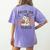 Trick Or Teach Teacher Women's Comfort Colors T-Shirt Back Print Violet Trick Or Teach Teacher Women's Comfort Colors T-Shirt Back Print Violet