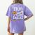Trig Or Treat Shirt Halloween Math Teacher School College Men Women Kids Women's Comfort Colors T-Shirt Back Print Violet