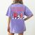 Twinning With My Para Teacher Matching Paraprofessional 70s For Men Women Women's Comfort Colors T-Shirt Back Print Violet