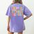 Twinning With My Teacher Bestie Twin Day Matching For Men Women Kids Women's Comfort Colors T-Shirt Back Print Violet Twinning With My Teacher Bestie Twin Day Matching For Men Women Kids Women's Comfort Colors T-Shirt Back Print Violet