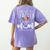 I Have Two Titles Teacher And Mom I Rock Them Both Floral Women's Comfort Colors T-Shirt Back Print Violet I Have Two Titles Teacher And Mom I Rock Them Both Floral Women's Comfort Colors T-Shirt Back Print Violet