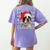 Ugly Xmas Sweater Santa Boston Terrier Dog Christmas For Men Women Kids Women's Comfort Colors T-Shirt Back Print Violet
