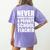Never Underestimate A Private School Teacher Back To School Women's Comfort Colors T-Shirt Back Print Violet Never Underestimate A Private School Teacher Back To School Women's Comfort Colors T-Shirt Back Print Violet