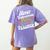 Never Underestimate a Public School Teacher Public Education Women's Comfort Colors T-Shirt Back Print Violet