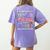 Never Underestimate A Teacher Does All Things Through Christ For Men Women Women's Comfort Colors T-Shirt Back Print Violet