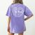 Unity Day No Bullying Orange Anti Bullying Teachers Kids Women's Comfort Colors T-Shirt Back Print Violet