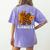 Unity Day Shirt Kindness Orange Teacher Kids Be Kind Women's Comfort Colors T-Shirt Back Print Violet