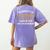University Of I'm Done Teacher Retirement 2025 Women's Comfort Colors T-Shirt Back Print Violet