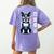 USA Flag Boston Terrier Best Dog Mom Ever 2025 Women's Comfort Colors T-Shirt Back Print Violet