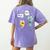 Wait What English Teacher Grammar Police Grammarian Women's Comfort Colors T-Shirt Back Print Violet Wait What English Teacher Grammar Police Grammarian Women's Comfort Colors T-Shirt Back Print Violet