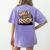 Wait I See A Rock Geology Teacher Women's Comfort Colors T-Shirt Back Print Violet