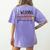 Wedding Planning Not Lesson Engaged Teacher Wedding Women's Comfort Colors T-Shirt Back Print Violet Wedding Planning Not Lesson Engaged Teacher Wedding Women's Comfort Colors T-Shirt Back Print Violet