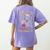 Weird Science Skeleton Halloween Teachers Brew Knowledge Women's Comfort Colors T-Shirt Back Print Violet