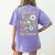 Weird Teachers Build Character Frog Reading Book Librarian Women's Comfort Colors T-Shirt Back Print Violet Weird Teachers Build Character Frog Reading Book Librarian Women's Comfort Colors T-Shirt Back Print Violet