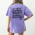 Weird Teachers Build Character School Pun Women's Comfort Colors T-Shirt Back Print Violet