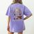 Weird Teachers Build Character Skeleton Book Halloween Women Women's Comfort Colors T-Shirt Back Print Violet