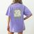 Weird Teachers Build Character- Teacher's Day Women's Comfort Colors T-Shirt Back Print Violet