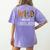 Wild About Kindergarten Teacher Leopard Print Women's Comfort Colors T-Shirt Back Print Violet Wild About Kindergarten Teacher Leopard Print Women's Comfort Colors T-Shirt Back Print Violet