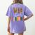 Wild About Learning Teacher Back To School Teaching Women's Comfort Colors T-Shirt Back Print Violet Wild About Learning Teacher Back To School Teaching Women's Comfort Colors T-Shirt Back Print Violet