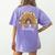 Wild About Reading Teacher Back To School Leopard Rainbow Women's Comfort Colors T-Shirt Back Print Violet Wild About Reading Teacher Back To School Leopard Rainbow Women's Comfort Colors T-Shirt Back Print Violet