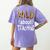 Wild About Teaching Teacher Student First Day Of School Women's Comfort Colors T-Shirt Back Print Violet Wild About Teaching Teacher Student First Day Of School Women's Comfort Colors T-Shirt Back Print Violet