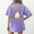 Will Give Math Advice For Candy Math Ghost Teacher Halloween Women's Comfort Colors T-Shirt Back Print Violet