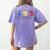 Women Art Teacher Back To School Artist Primary Color Theory Women's Comfort Colors T-Shirt Back Print Violet