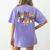 Women Spooky Science Teacher Halloween Science Stem Teacher Women's Comfort Colors T-Shirt Back Print Violet