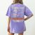 I Won't Stop Haunting Me Skeleton 6 7 Meme Teachers Women's Comfort Colors T-Shirt Back Print Violet