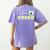 I Am Working For Christmas Break Teacher Christmas Women's Comfort Colors T-Shirt Back Print Violet