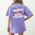 Xmas Lighting Santa's Favorite Math Teacher Christmas Women's Comfort Colors T-Shirt Back Print Violet Xmas Lighting Santa's Favorite Math Teacher Christmas Women's Comfort Colors T-Shirt Back Print Violet