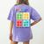 What Zone Are You In How Are You Feeling Teacher Women's Comfort Colors T-Shirt Back Print Violet What Zone Are You In How Are You Feeling Teacher Women's Comfort Colors T-Shirt Back Print Violet