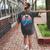 Boston Terrier Dad Retro Women's Comfort Colors T-Shirt Back Print Pepper