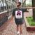 CTE Teacher In October We Wear Pink Breast Cancer Awareness Women's Comfort Colors T-Shirt Back Print Pepper
