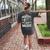 Some Grandpas Play Bingo Real Grandpas Teach Music Teacher Women's Comfort Colors T-Shirt Back Print Pepper