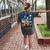Red Heeler Starry Night Cattle Dog Colorful Art By Aja For Men Women Girls Kids Women's Comfort Colors T-Shirt Back Print Pepper