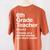 6th Grade Teacher Definition Back To School First Day Women's Comfort Colors T-Shirt Back Print Yam