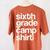 6th Sixth Grade Camp Counselor Camper Teacher Chaperone Women's Comfort Colors T-Shirt Back Print Yam