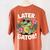Alligator Later Gator Teacher Summer Last Day Fun Women's Comfort Colors T-Shirt Back Print Yam Alligator Later Gator Teacher Summer Last Day Fun Women's Comfort Colors T-Shirt Back Print Yam