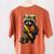Back To School Raccoon Teachers Student Kids Women's Comfort Colors T-Shirt Back Print Yam